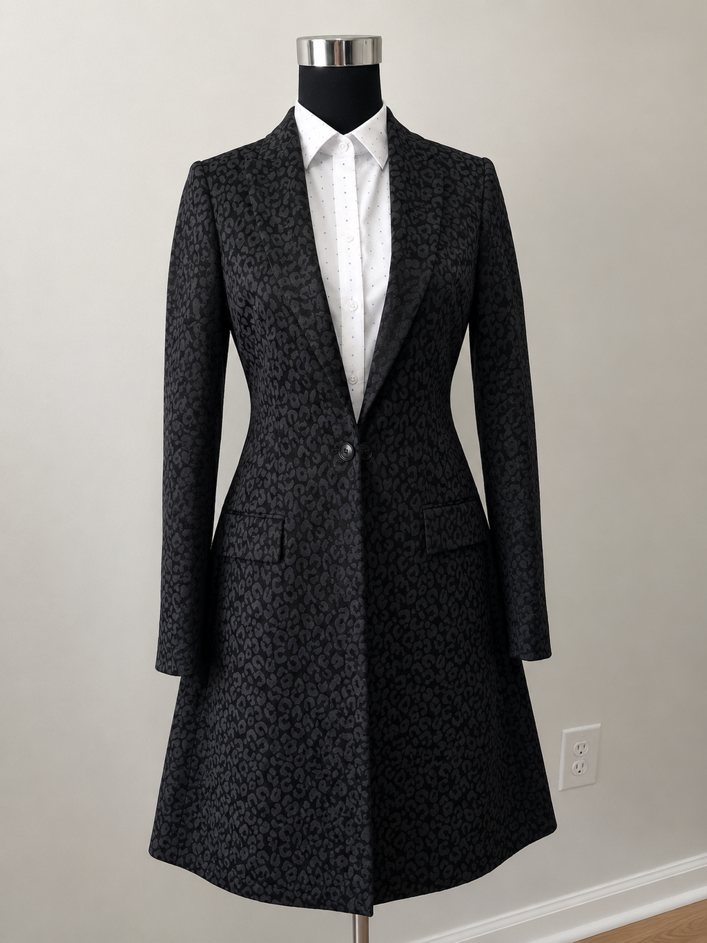 Woman Day Coat Dark Brown HG013