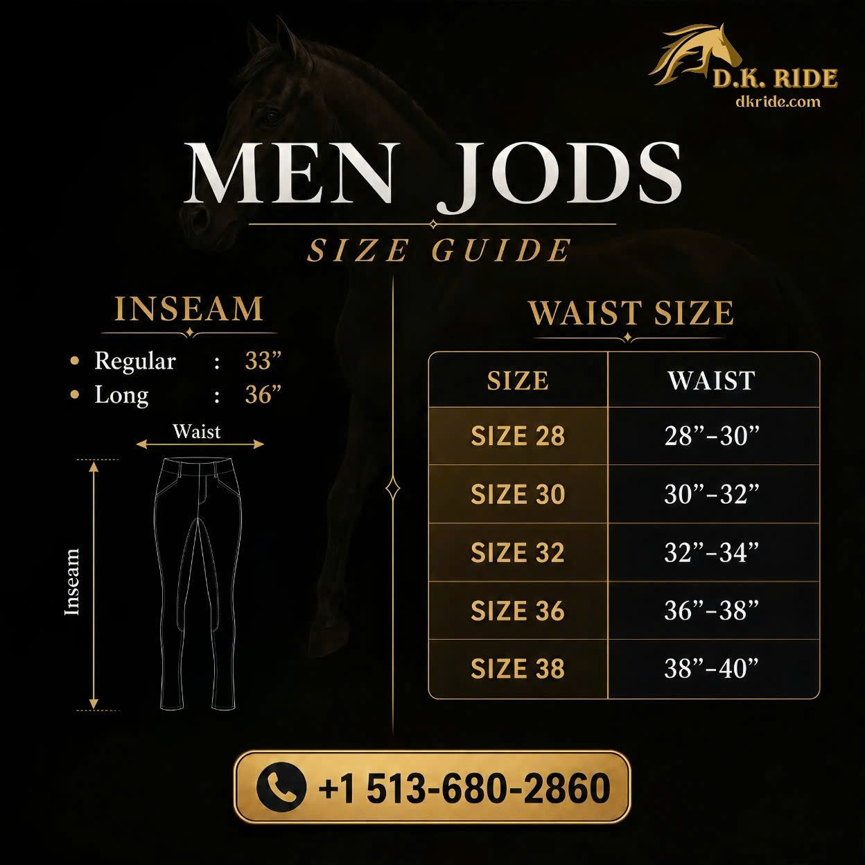 Men’s Saddle Seat Jods